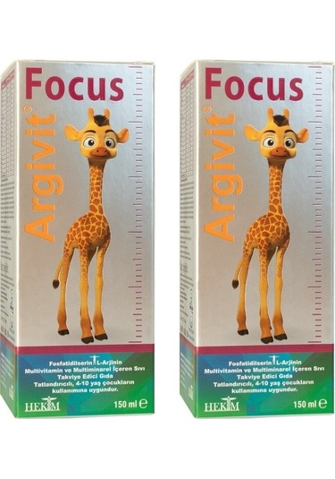 Focus Takviye Edici Gıda 150Ml 2 Adet