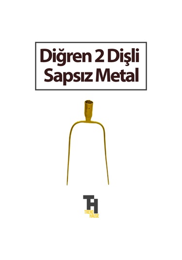 Diğren 2 Dişli Sapsız Metal