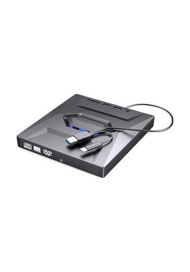 Sones B21-y 3.0 Usb Harici Mobil Çok İşlevli 5'i 1 Arada Dizüstü Bilgisayar Tipi C Dvd Kaydedici Optik Sürücü