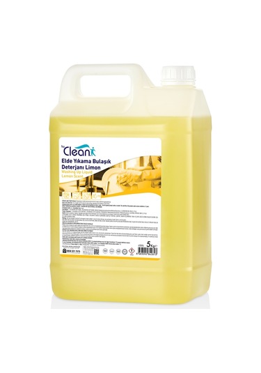 By Clean Elde Yıkama Bulaşık Deterjanı Limon 5 KG