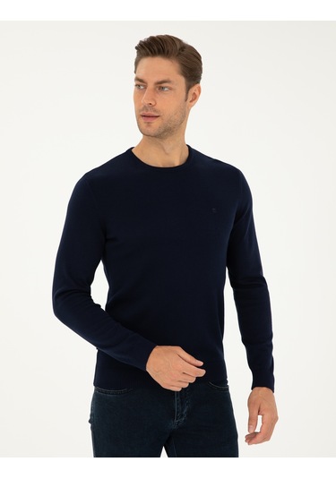 Pierre Cardin Erkek Lacivert Kazak /triko 50296575-vr033 Lacivert