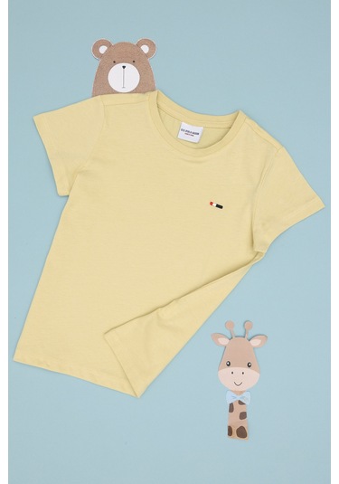 U.s. Polo Assn. Erkek Çocuk Açık Haki Tişört Basic 50306548-vr183 Acık Hakı