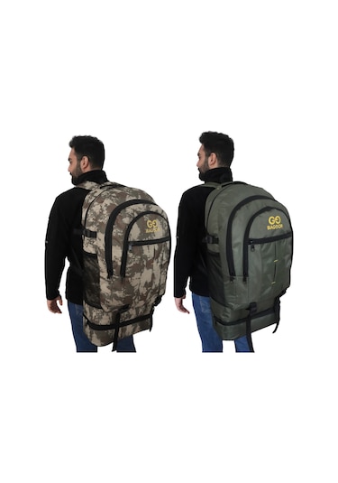 Baggor Siyah 90 L Outdoor Sırt Çantası Siyah