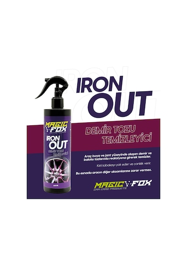 Demir Tozu Sökücü Ve Jant Temizleyici