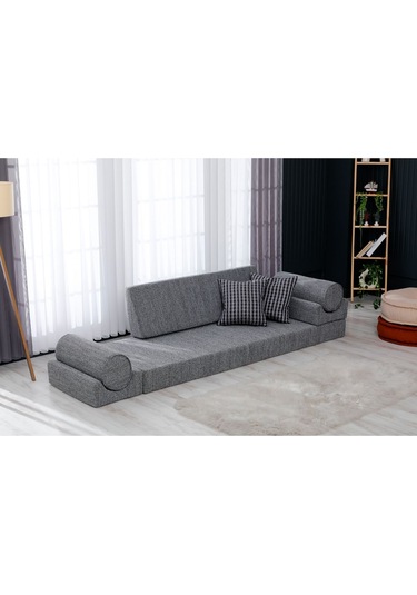 Prestigegolf Yer Kanepesi,yer Oturma Minderi Şark Köşesi Gri