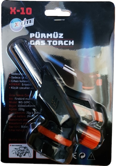 X-Lite Büyük Pürmüz Başlıgı Lpg Kartuş Ve Normal Çakmak Gazı Çok Renkli