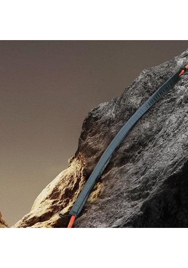 Suntek Açık Kaya Tırmanışı Halat Koruyucusu Abseiling Siyah