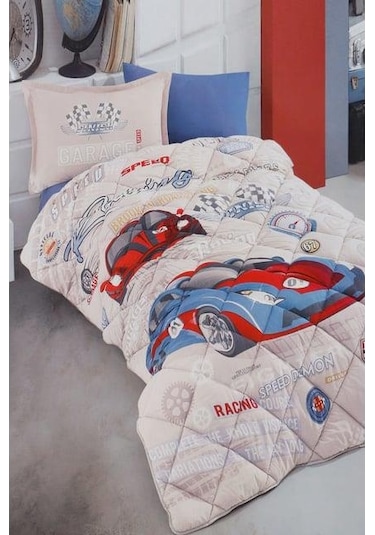 Clasy Ranforce Tek Kişilik Yorgan Garage Çocuk Yorgan
