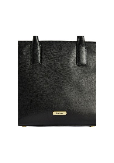 Barbour Birch Deri Kol Çantası Bk11 Black Siyah