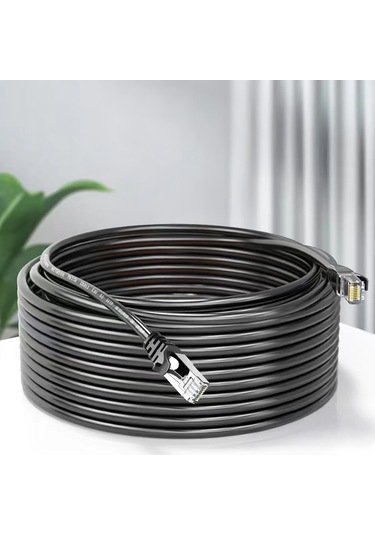 20 Metre Rj45 Ethernet Kablo Go Des Gd-hm891 1000mbps Aktarım Hızı Siyah