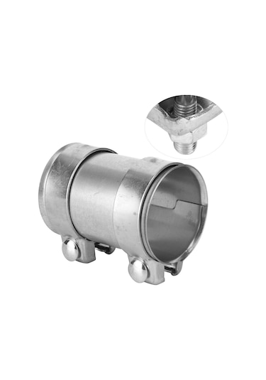 Reedark Galvanizli Çelik Aküstop Boru Klembi - 3" 76mm Çap, Eşikli Tasarım, Kaynak/sıkma Gerektirmeden Kolay Montaj