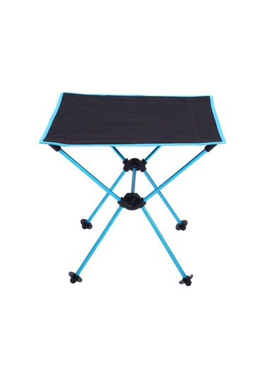 Açık Kamp Taşınabilir Hafif Katlanır Masa Oxford Kumaş Havacılık Alüminyum Piknik Barbekü Masası Turuncu