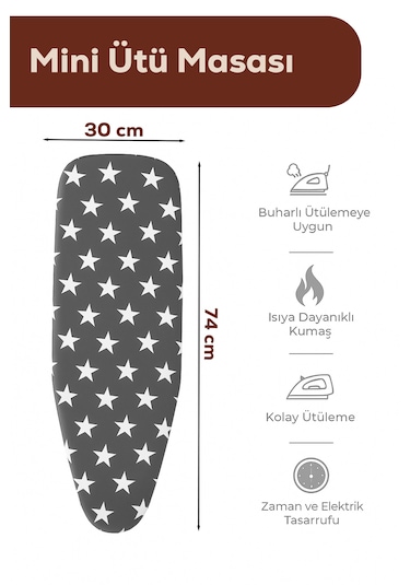 Porsima Mini Ütü Masası Renkli