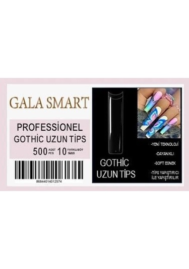 Gala Professional Gothic Uzun Tips 500'lü