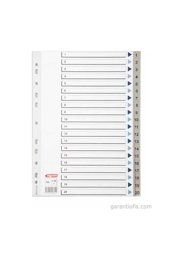 Bigpoint 1-20 Rakamlı Seperatör