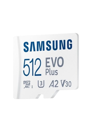 Samsung Evo Plus MB-MC512SA/TR 512 GB 160 MB/S MicroSDXC UHS-I U3 A2 V30 Hafıza Kartı