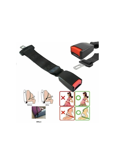 Emniyet Kemer Uzatıcı Turuncu Renk Kayış Çocuk Koltuğu Hamile Ve Şişmanlara Uygundur 1 Adet