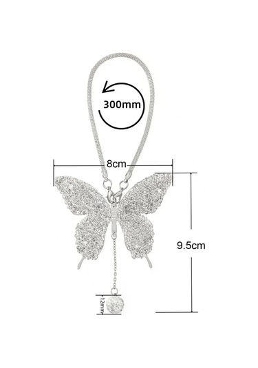 Rhinestone Kolye Araba Dikiz Aynası Yüksek Kaliteli Alaşım Kolye 1 Adet