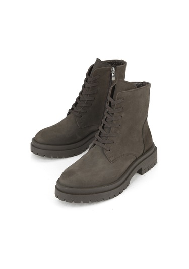 Ziya, Kadın Hakiki Deri Bot 153359z3052 Kahve 143359z3052 300 Kahve