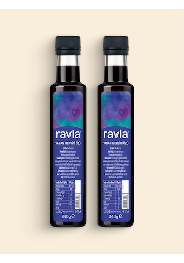 2'li Ürün - Ravla Yaban Mersini Özü 340g