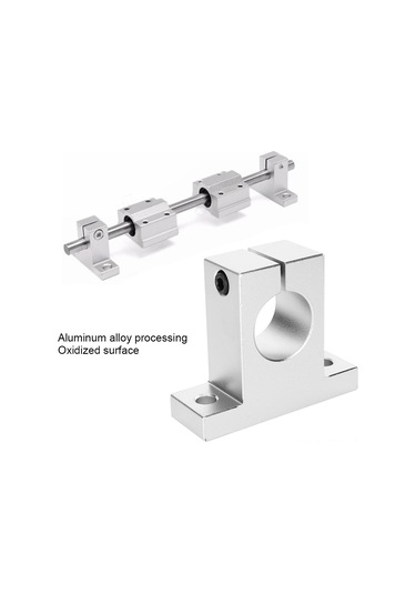 Tenfowee Sk20 Alüminyum Eksen Sabitleme Braketi - 20mm İç Çaplı, Ağır Yük Taşıyan, Dayanıklı Ray Aksesuarı 2 Adet Diğer