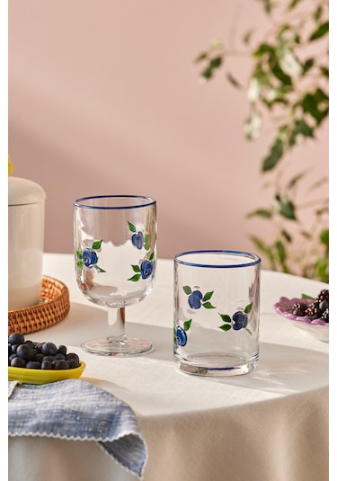 Karaca Blueberry Kadeh 390 ml Mor