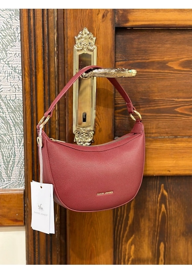 David Jones Cm7186 Kadın Bordo Omuz Çantası Çok Renkli