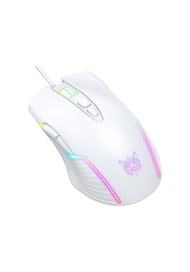 Onıkuma Cw905 Rgb Aydınlatma Kablolu Fare Beyaz Diğer
