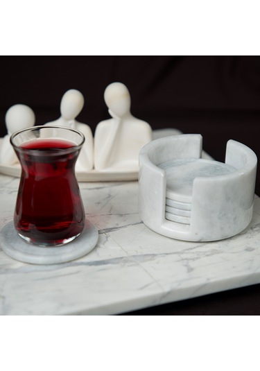 Costa Bardak Altlığı Seti Beyaz