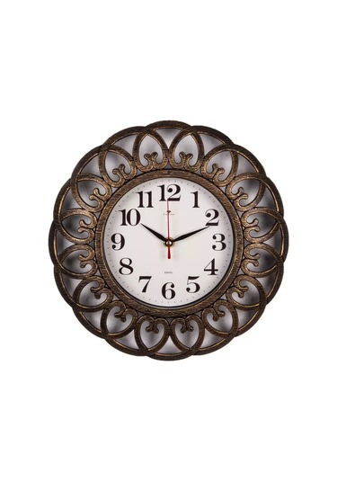 Rubın 30 Cm Diyametinde Duvar Dekoratif Saati 220759768 Kahverengi