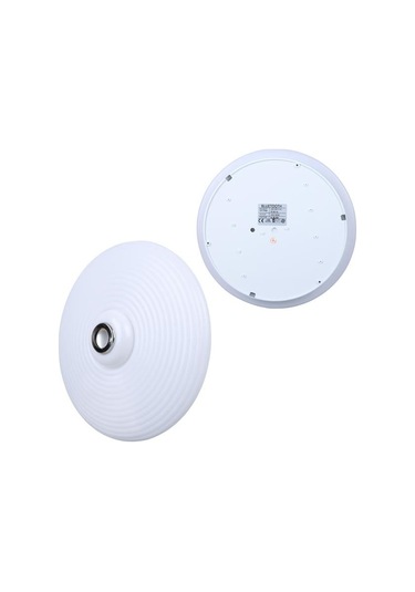 Powermaster Pm-27330 Beyaz 35 10.5 Cm 24 Watt Bluetooth Hoparlörlü Tavan Aydınlatma Al-bl303 Tornavida li