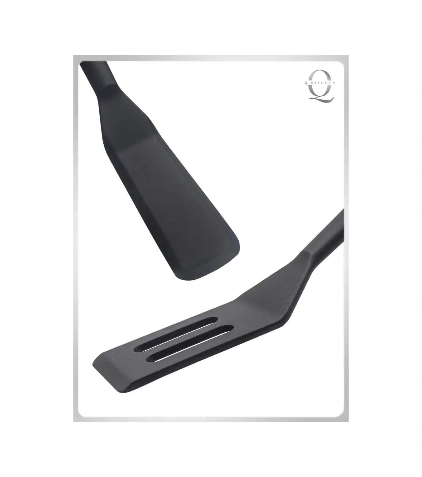 Q-kitchen Silikon Mutfak Spatulası Seti 110004151 Siyah