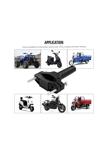 Işık Çubuğu Motosiklet Braketi Bisiklet Montaj Braketi Led Çalışma Işıkları Montaj Çapı 2-5.5cm