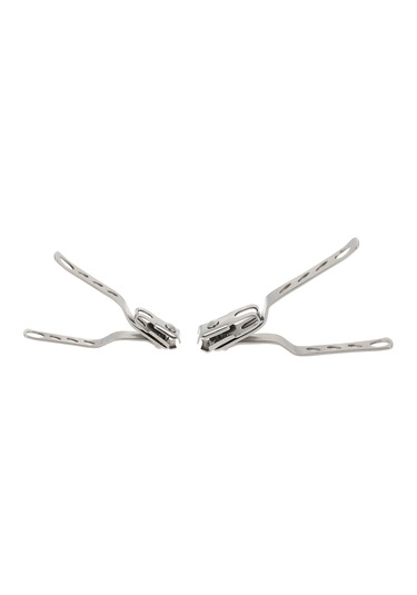 Yifomall 2'li Paslanmaz Çelik Tırnak Makası Seti - Profesyonel Manikür Pedikür Aleti