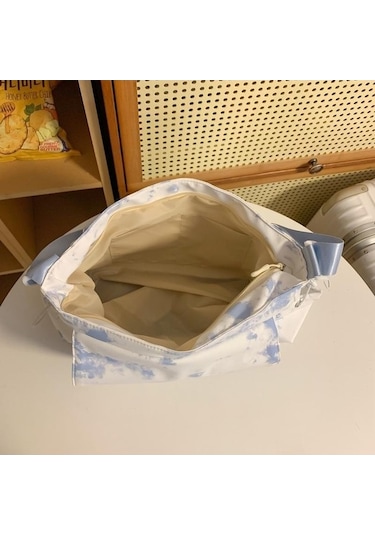 Novahub Siyah Kadın Crossbody Çanta - Büyük Kapasiteli Messenger Omuz Çantası - Öğrenci Baskı Design - Yumuşak Naylon Ve Polyester Astar - Fermuarlı - Siyah Siyah