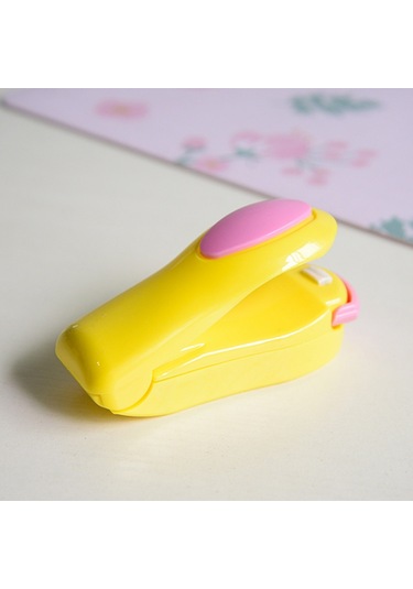 Suntek Kullanışlı Mühürleyen Mini Kapama Makinesi El Sarı
