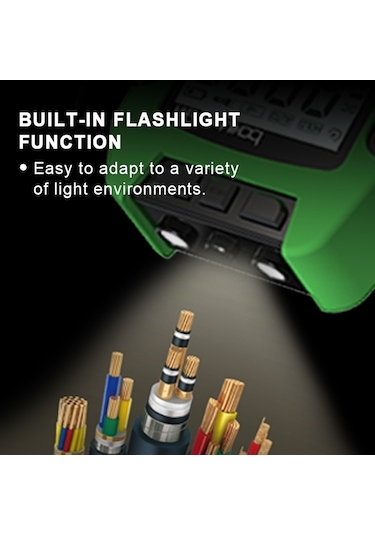 Butu Bakü Ba-2202 Dijital Multimetre Elektrikçi Bakım Direnci Test Cihazı Yeşil