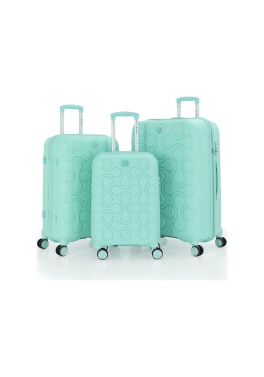 Mçs Üçlü Polipropilen Valiz Seti V376 S23sy1000029-set 00190 Mint Yeşili