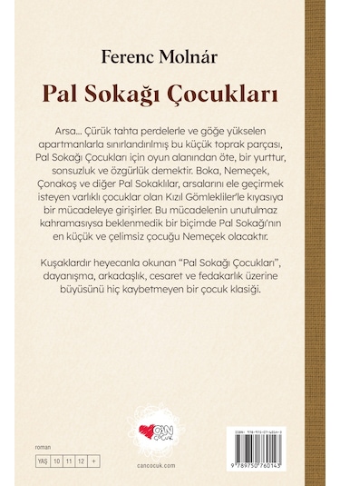 Pal Sokağı Çocukları - Ferenc Molnar - Can Çocuk Yayınları