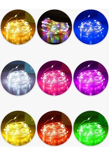 Pazly Güneş Enerjili 12m 100 Led Su Geçirmez Bahçe Aydınlatma Şerit Işık Dekoratif