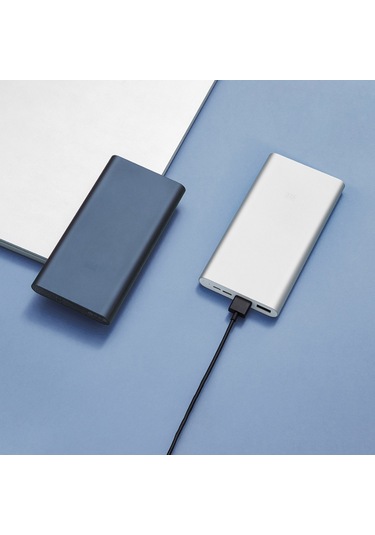 Symbee Xiaomi Plm13zm 10000mah Hızlı Şarj 18w Taşınabilir Şarj Cihazı, Alüminyum Kasa, Çoklu Cihaz Desteği, Siyah Siyah