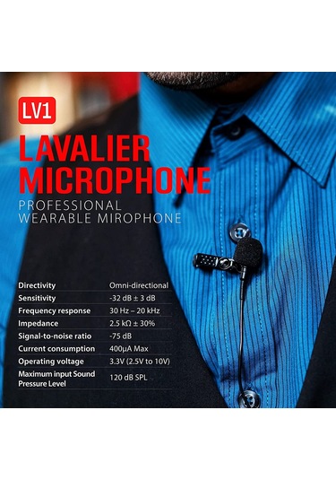 Xvive Lv1 Lavalier Mikrofon