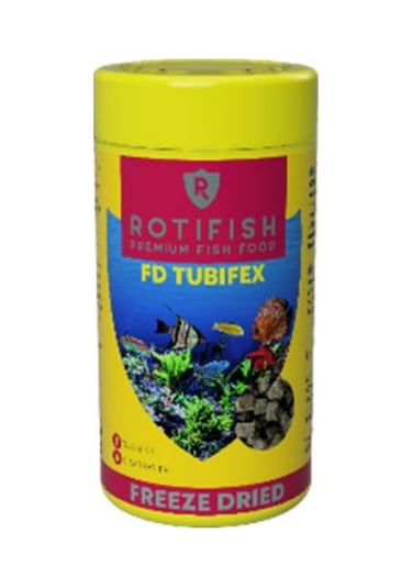 Rotifish Fd Tubifex Worms Kurutulmuş Kurt Balık Yemi  100 ML 7G