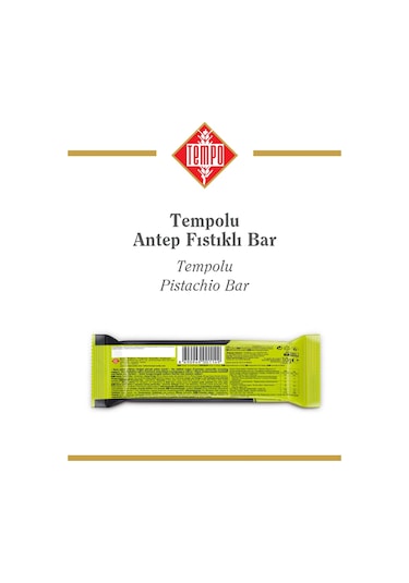Tempolu Antep Fıstıklı Bar 30 G X 12 Adet