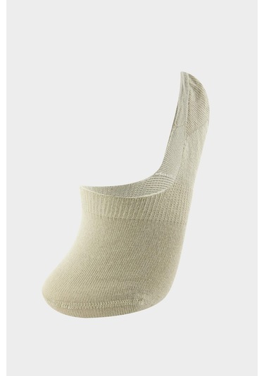 Defacto Kadın Görünmez 3lü Pamuklu Babet Çorap T6922aznsgn157 Yeşil
