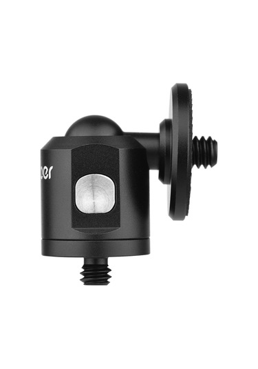 Reedark Mini Balbaşlı Adaptör Kamera Tripod Alüminyum Alaşımlı 1/4 İnç Vida Bağlantısı İle 1/4 İnç Vida Konnektörü