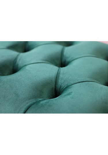 Vetra Sandıklı Bench Puf, Beyaz Yeşil