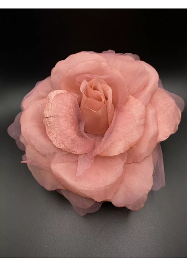 Amely Rid Orta Boy Gül Broş Ve Toka 189684308 Pembe