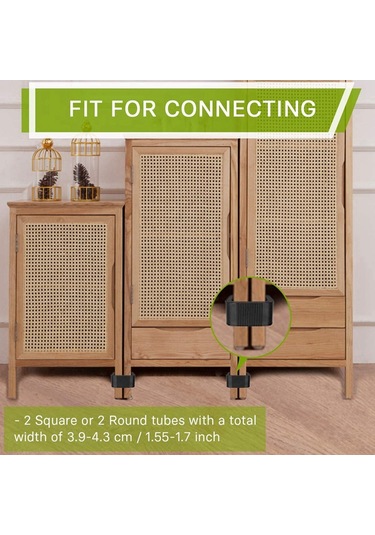 Lebihmurah 4577 Açık Veranda Hasır Mobilya Klipsleri, Parçalı Rattan Kanepe Mobilya Klipleri, Sandalye Klipleri, Bahçe Mobilya Bağlantı Elemanları