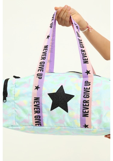 Icone Kız Çocuk Yıldız Baskılı Spor Çantası Çok Renkli